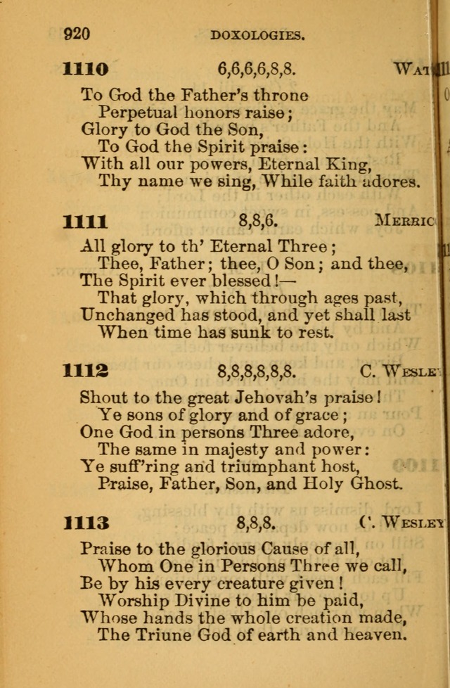 The Hymn Book of the African Methodist Episcopal Church: being a collection of hymns, sacred songs and chants (5th ed.) page 929