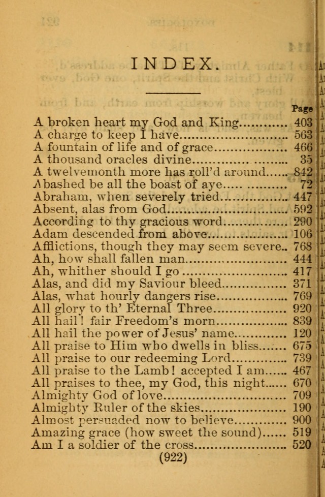 The Hymn Book of the African Methodist Episcopal Church: being a collection of hymns, sacred songs and chants (5th ed.) page 931