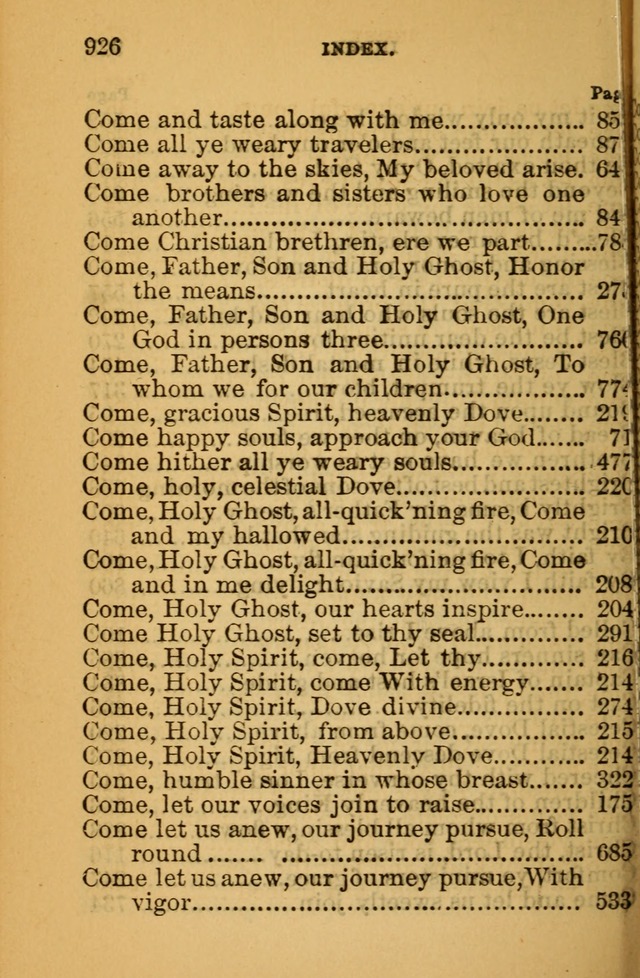 The Hymn Book of the African Methodist Episcopal Church: being a collection of hymns, sacred songs and chants (5th ed.) page 935