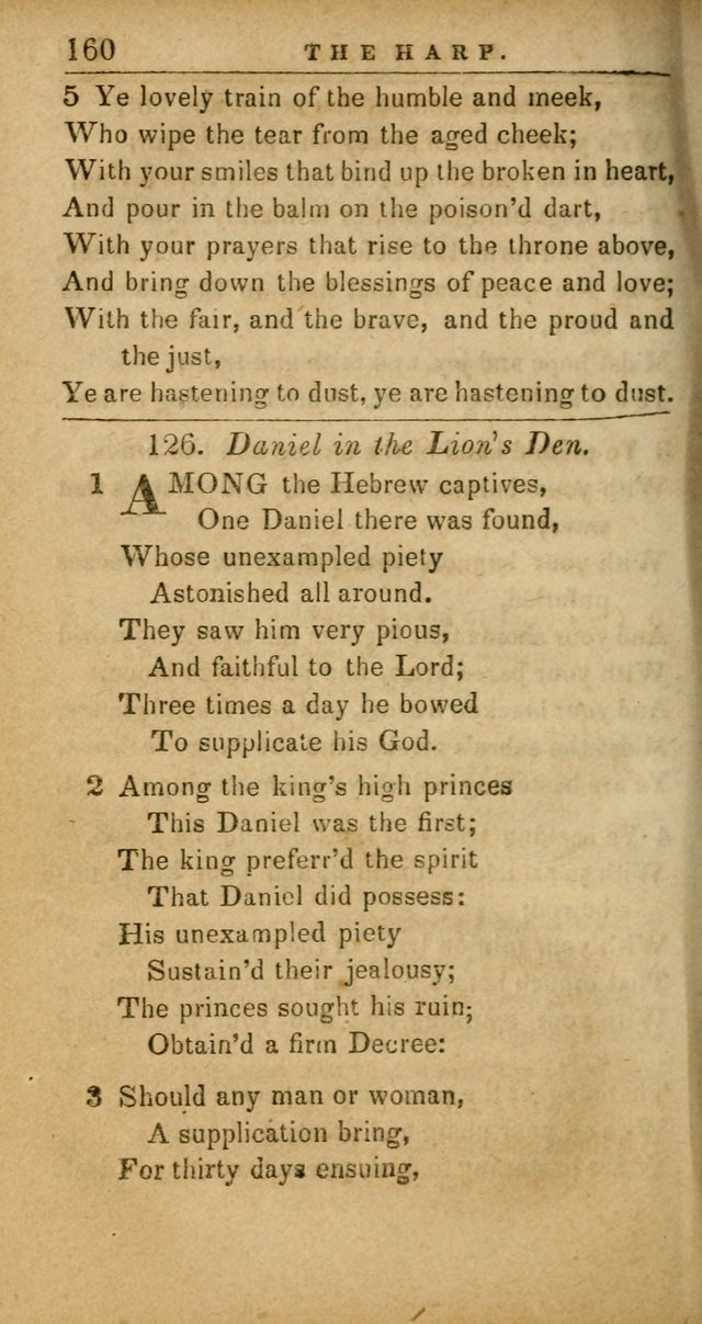 The Harp: being a collection of hymns and spiritual songs, adapted to all purposes of social and religious worship page 160