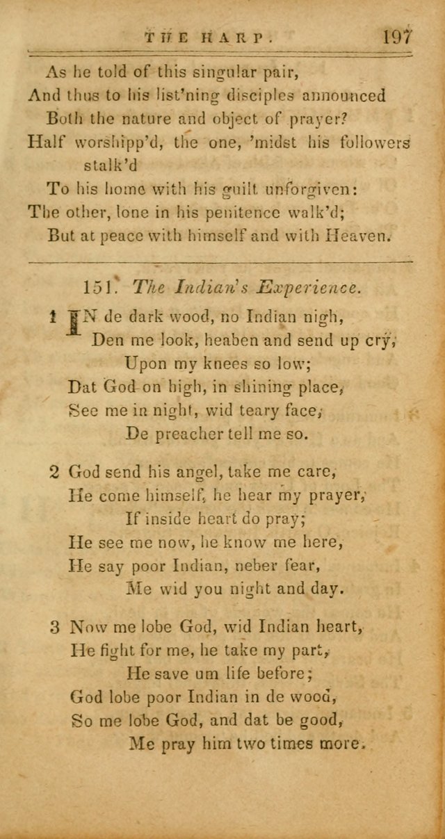 The Harp: being a collection of hymns and spiritual songs, adapted to all purposes of social and religious worship page 197