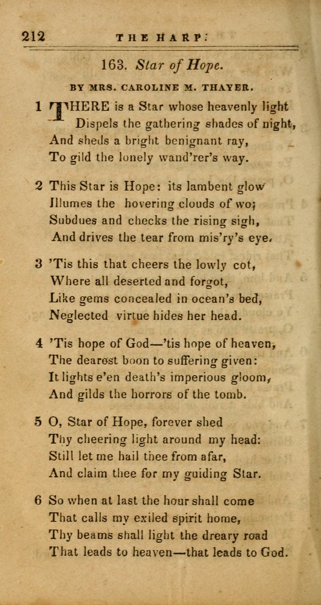 The Harp: being a collection of hymns and spiritual songs, adapted to all purposes of social and religious worship page 212