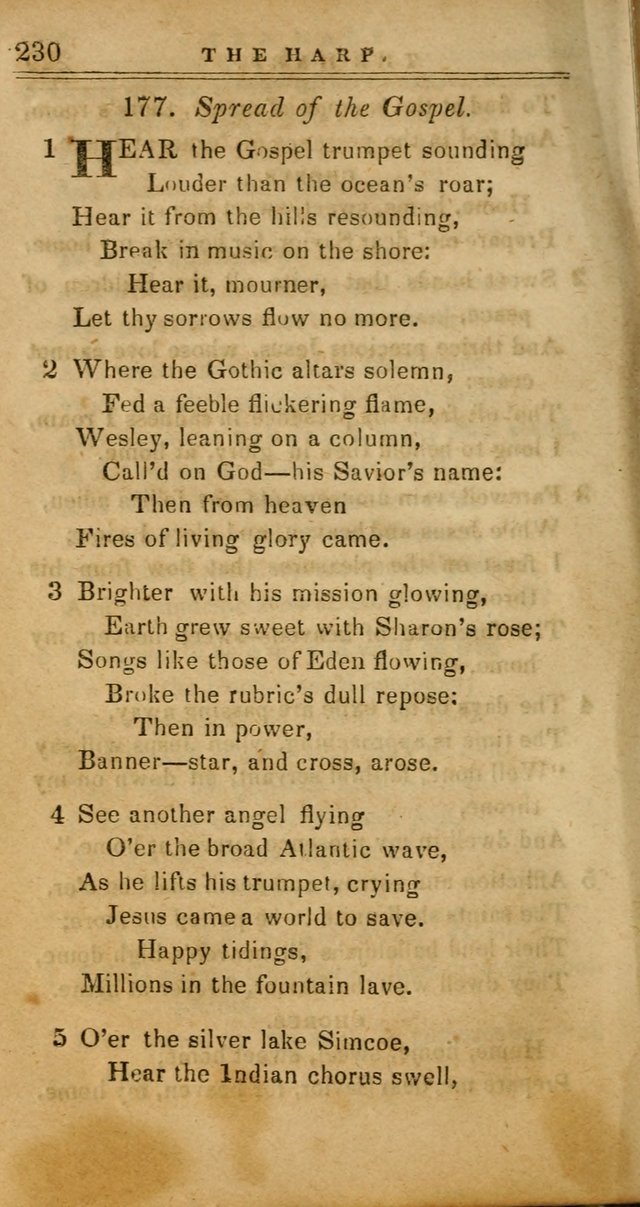 The Harp: being a collection of hymns and spiritual songs, adapted to all purposes of social and religious worship page 230