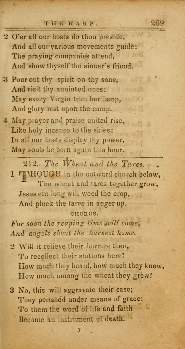 The Harp: being a collection of hymns and spiritual songs, adapted to all purposes of social and religious worship page 269