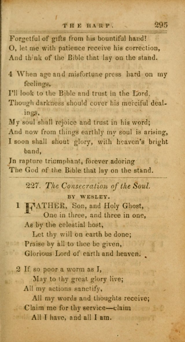 The Harp: being a collection of hymns and spiritual songs, adapted to all purposes of social and religious worship page 295