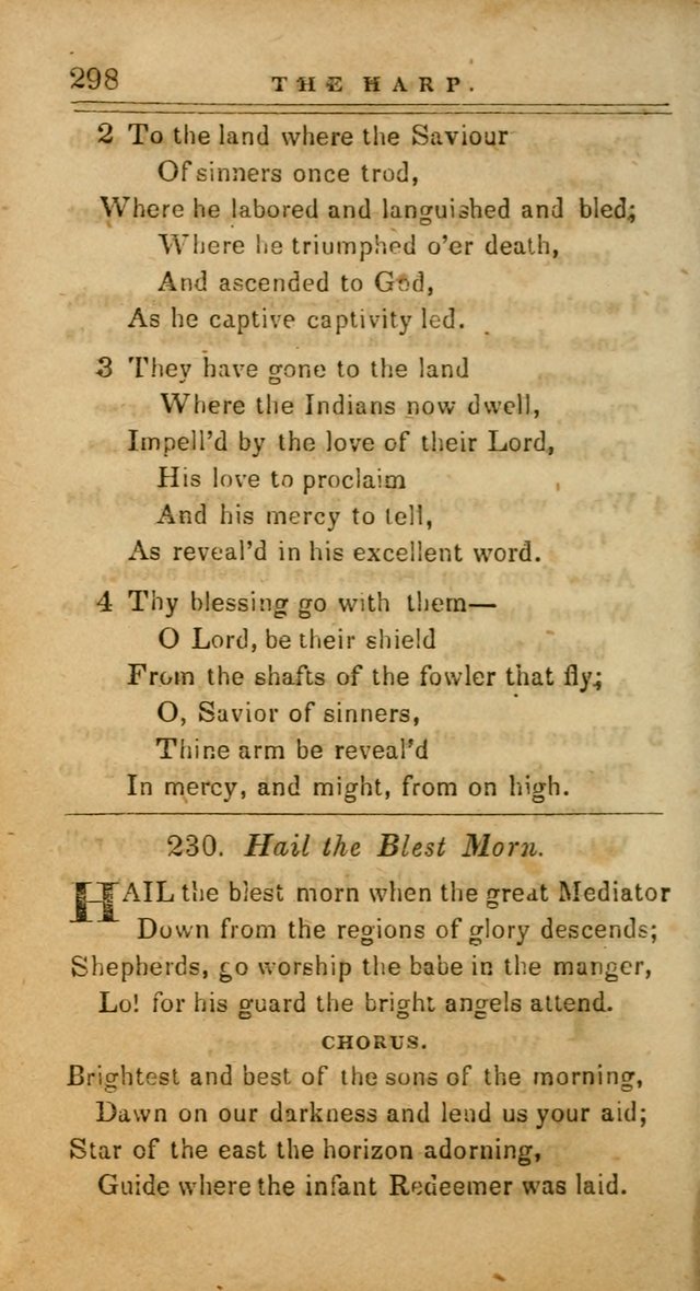 The Harp: being a collection of hymns and spiritual songs, adapted to all purposes of social and religious worship page 298