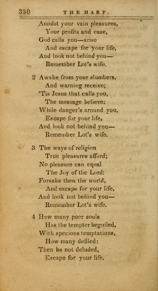 The Harp: being a collection of hymns and spiritual songs, adapted to all purposes of social and religious worship page 330