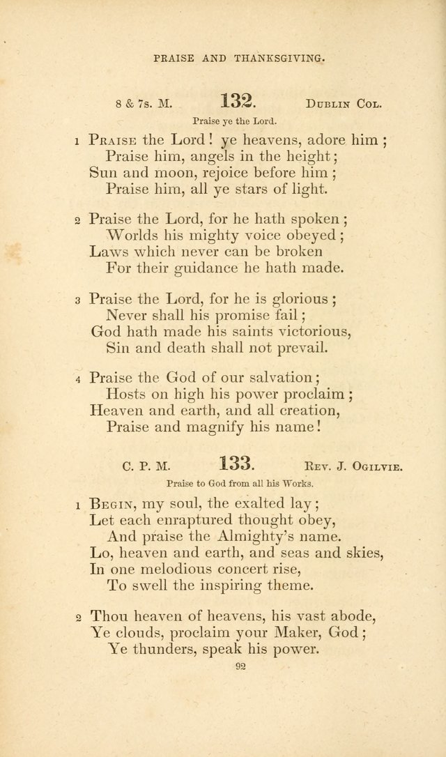 Hymn Book for Christian Worship. 8th ed. page 135