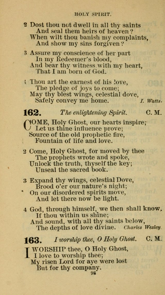 Hymn-Book of the Evangelical Association page 109