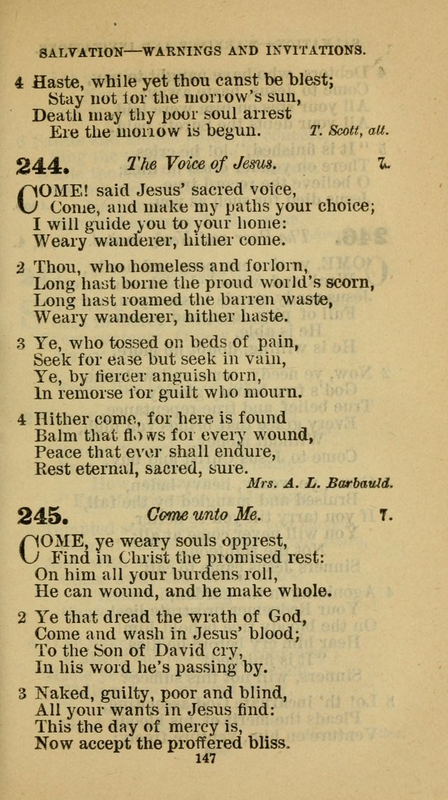 Hymn-Book of the Evangelical Association page 158