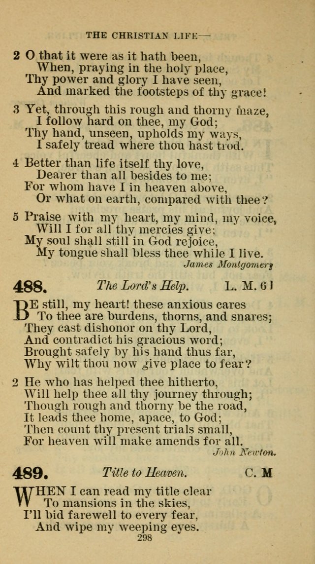 Hymn-Book of the Evangelical Association page 309