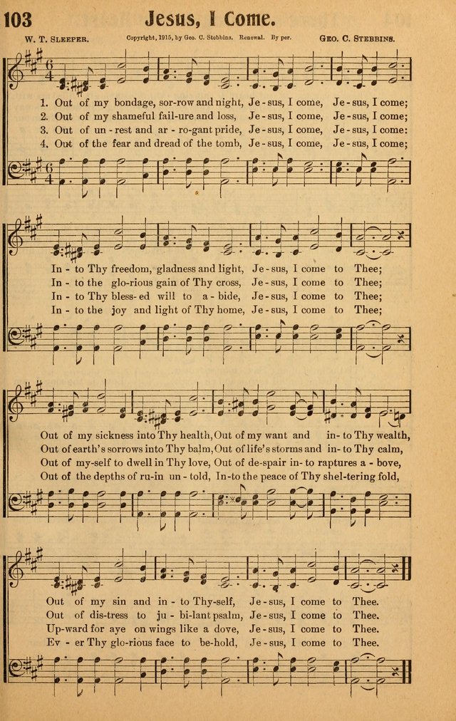 Hymns of Blessing for the Living Church: the best of the old and the latest of the new, suited to the church and home, the Sunday school, the brotherhoods, the young peoples