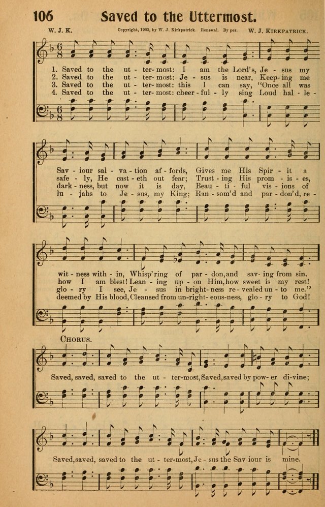 Hymns of Blessing for the Living Church: the best of the old and the latest of the new, suited to the church and home, the Sunday school, the brotherhoods, the young peoples