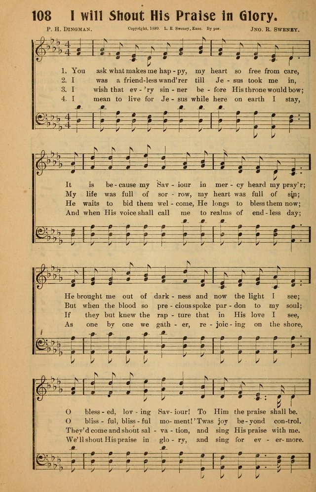 Hymns of Blessing for the Living Church: the best of the old and the latest of the new, suited to the church and home, the Sunday school, the brotherhoods, the young peoples