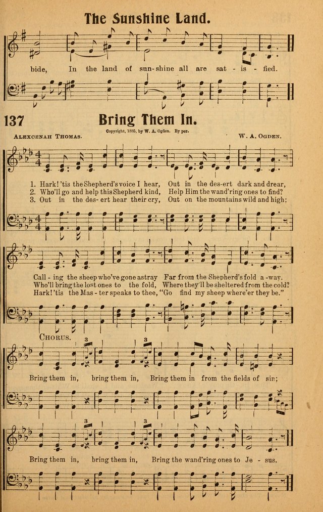 Hymns of Blessing for the Living Church: the best of the old and the latest of the new, suited to the church and home, the Sunday school, the brotherhoods, the young peoples