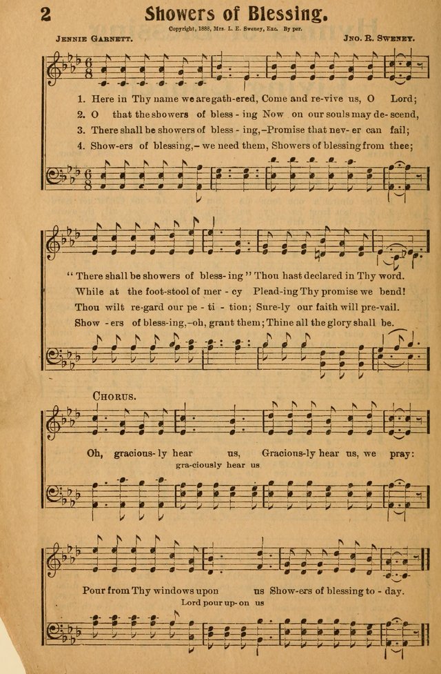 Hymns of Blessing for the Living Church: the best of the old and the latest of the new, suited to the church and home, the Sunday school, the brotherhoods, the young peoples