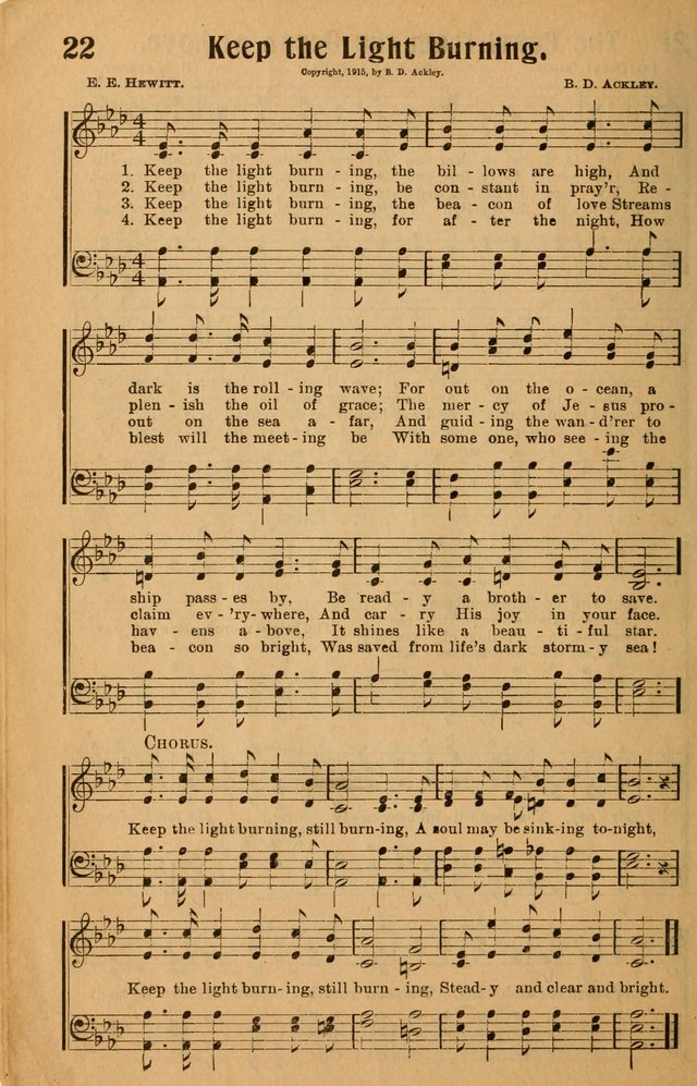 Hymns of Blessing for the Living Church: the best of the old and the latest of the new, suited to the church and home, the Sunday school, the brotherhoods, the young peoples