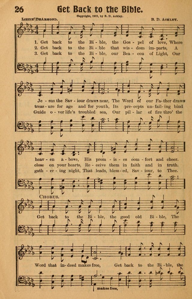 Hymns of Blessing for the Living Church: the best of the old and the latest of the new, suited to the church and home, the Sunday school, the brotherhoods, the young peoples