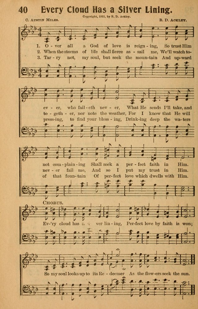 Hymns of Blessing for the Living Church: the best of the old and the latest of the new, suited to the church and home, the Sunday school, the brotherhoods, the young peoples