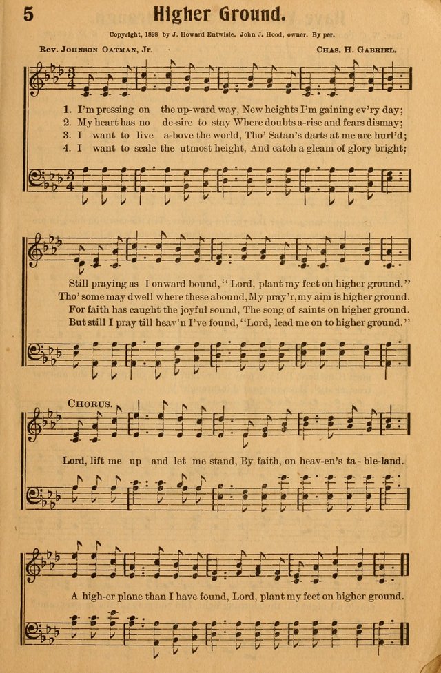 Hymns of Blessing for the Living Church: the best of the old and the latest of the new, suited to the church and home, the Sunday school, the brotherhoods, the young peoples