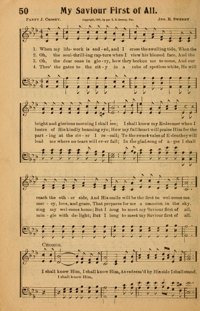 Hymns of Blessing for the Living Church: the best of the old and the latest of the new, suited to the church and home, the Sunday school, the brotherhoods, the young peoples