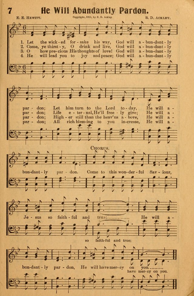 Hymns of Blessing for the Living Church: the best of the old and the latest of the new, suited to the church and home, the Sunday school, the brotherhoods, the young peoples