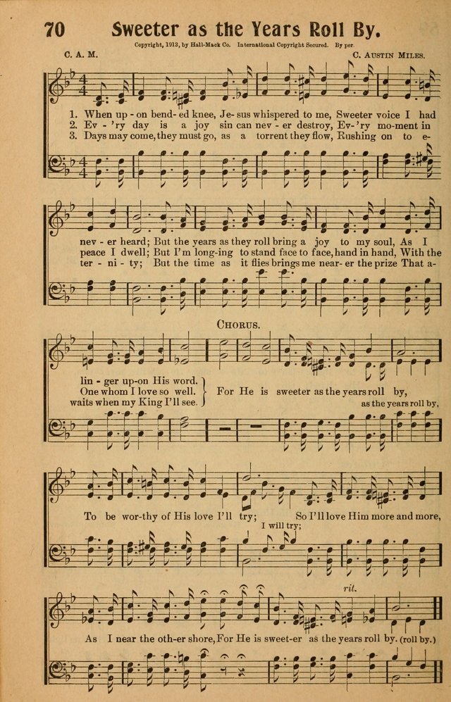 Hymns of Blessing for the Living Church: the best of the old and the latest of the new, suited to the church and home, the Sunday school, the brotherhoods, the young peoples