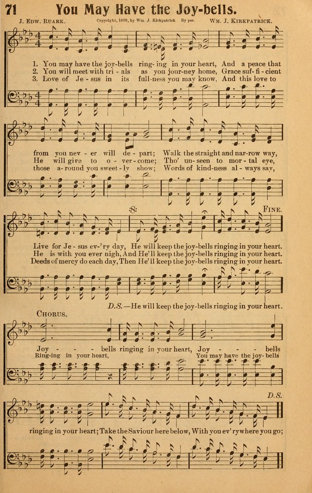 Hymns of Blessing for the Living Church: the best of the old and the latest of the new, suited to the church and home, the Sunday school, the brotherhoods, the young peoples