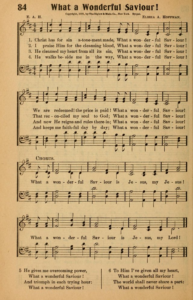 Hymns of Blessing for the Living Church: the best of the old and the latest of the new, suited to the church and home, the Sunday school, the brotherhoods, the young peoples