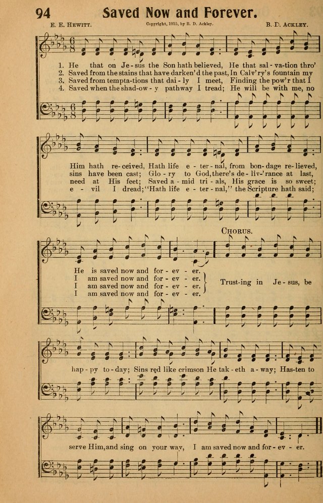 Hymns of Blessing for the Living Church: the best of the old and the latest of the new, suited to the church and home, the Sunday school, the brotherhoods, the young peoples