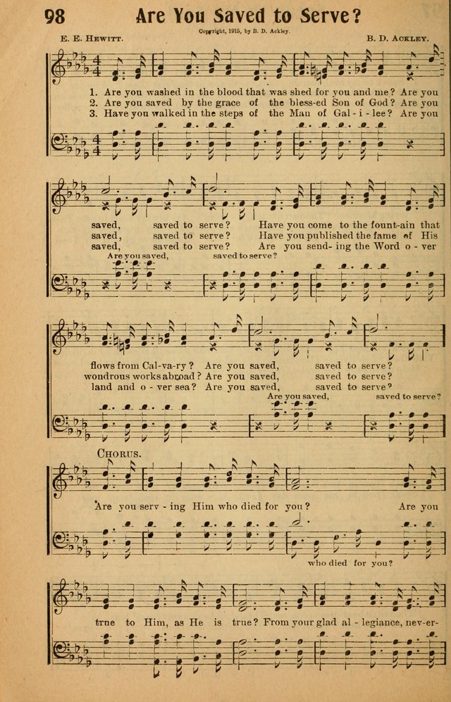 Hymns of Blessing for the Living Church: the best of the old and the latest of the new, suited to the church and home, the Sunday school, the brotherhoods, the young peoples