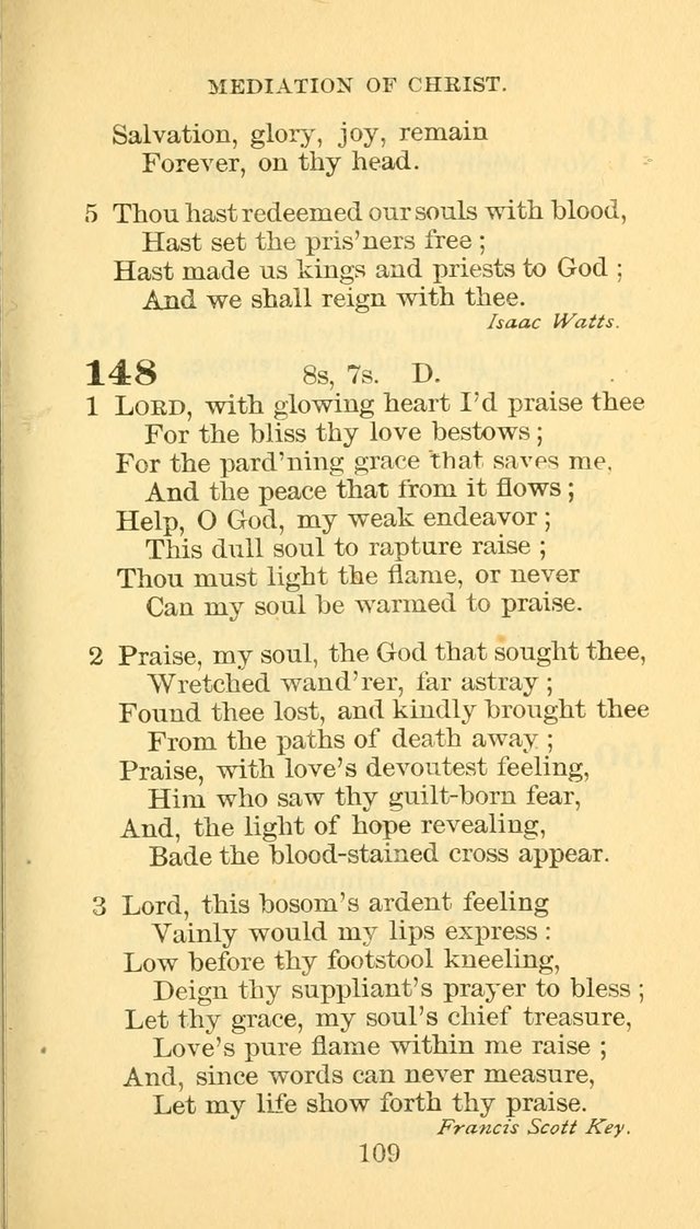 Hymn Book of the Methodist Episcopal Church, South page 116