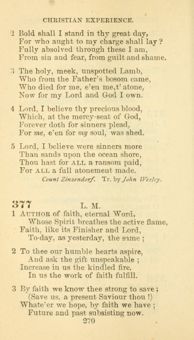 Hymn Book of the Methodist Episcopal Church, South page 277