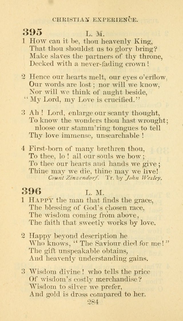 Hymn Book of the Methodist Episcopal Church, South page 291