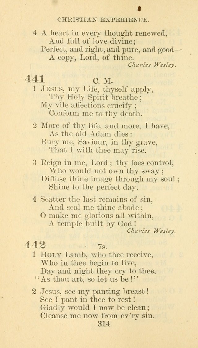 Hymn Book of the Methodist Episcopal Church, South page 321