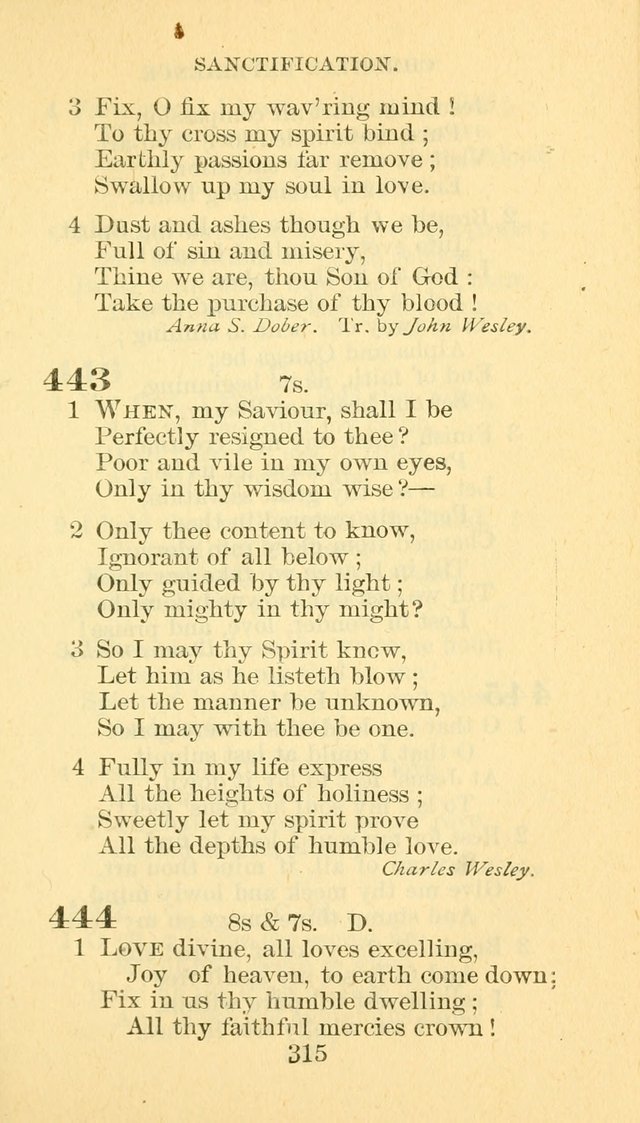 Hymn Book of the Methodist Episcopal Church, South page 322