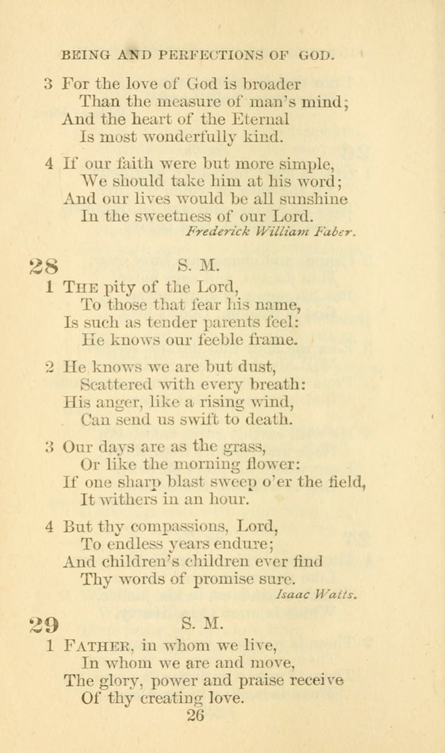 Hymn Book of the Methodist Episcopal Church, South page 33