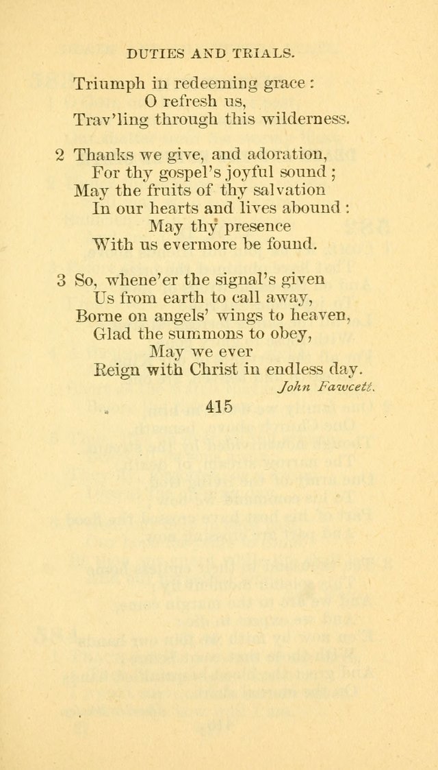 Hymn Book of the Methodist Episcopal Church, South page 422