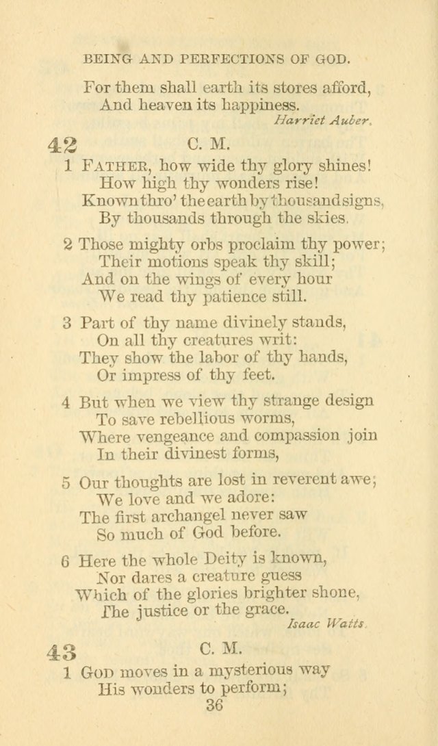 Hymn Book of the Methodist Episcopal Church, South page 43