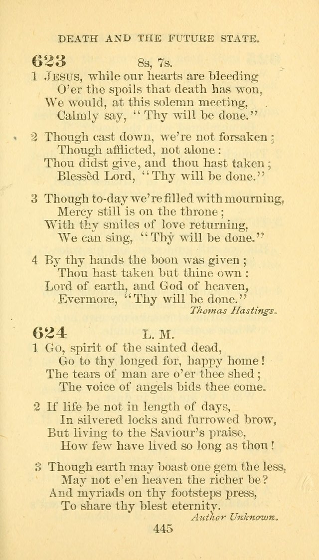 Hymn Book of the Methodist Episcopal Church, South page 452