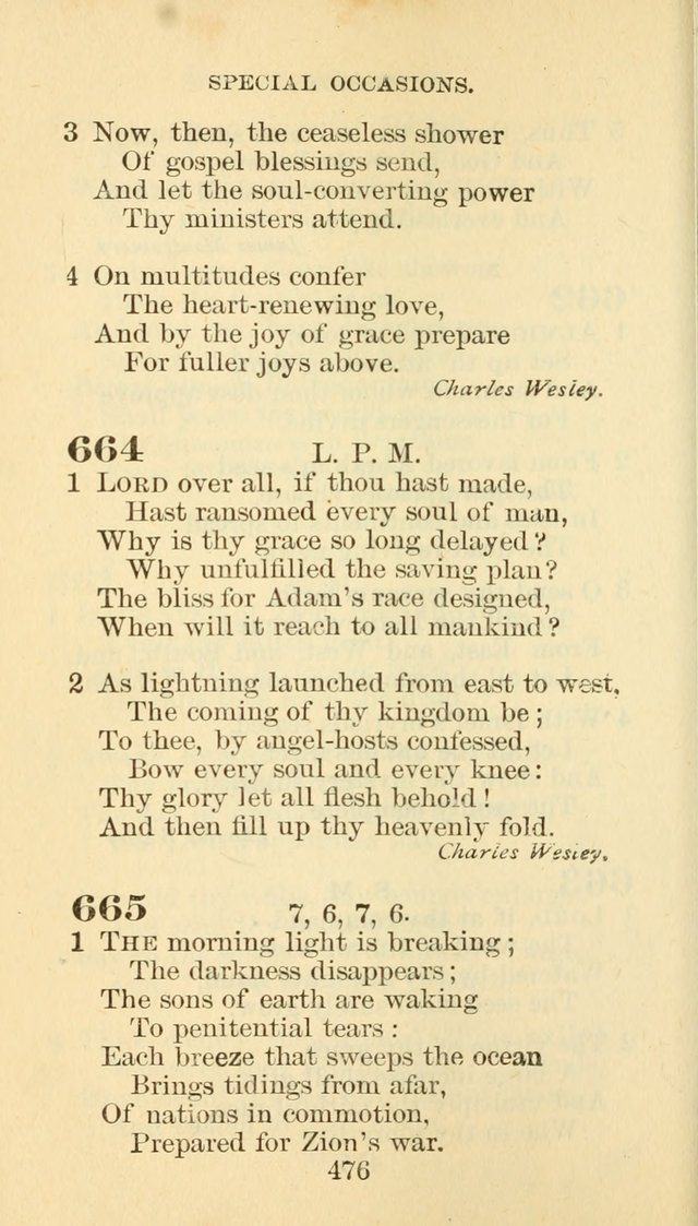 Hymn Book of the Methodist Episcopal Church, South page 483