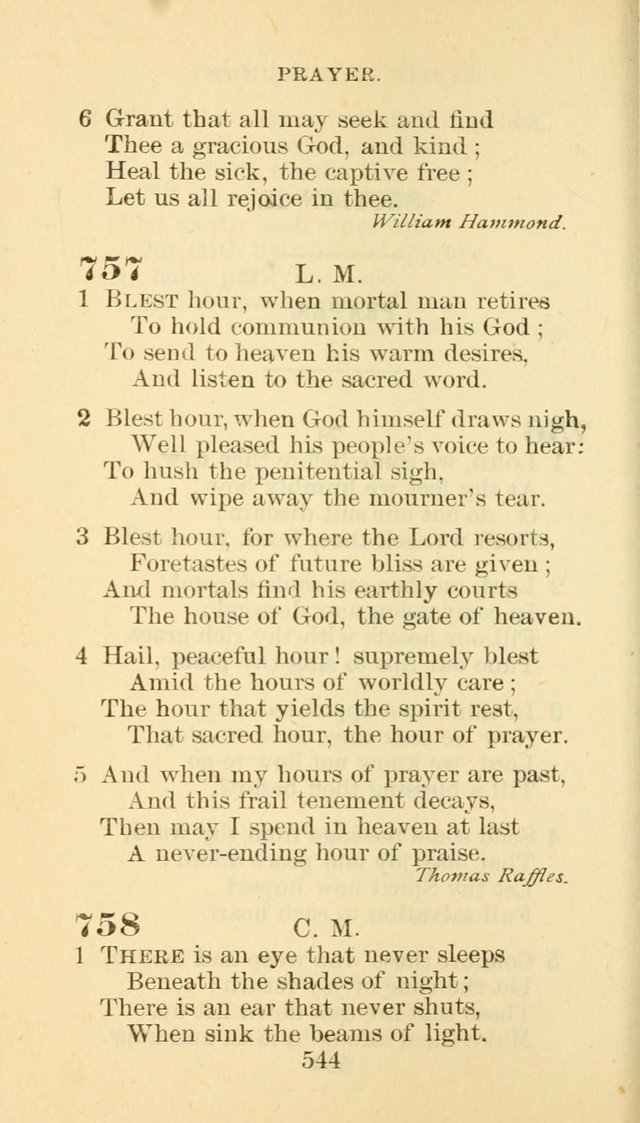 Hymn Book of the Methodist Episcopal Church, South page 551