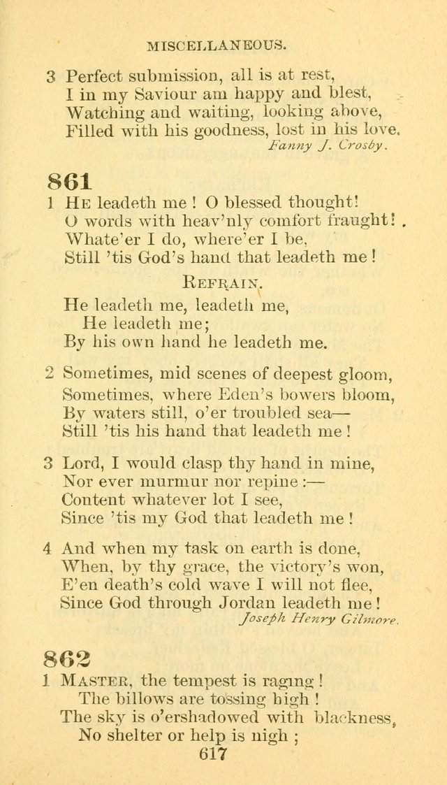 Hymn Book of the Methodist Episcopal Church, South page 624