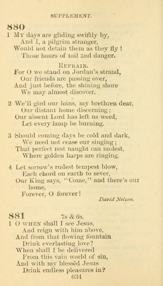 Hymn Book of the Methodist Episcopal Church, South page 641