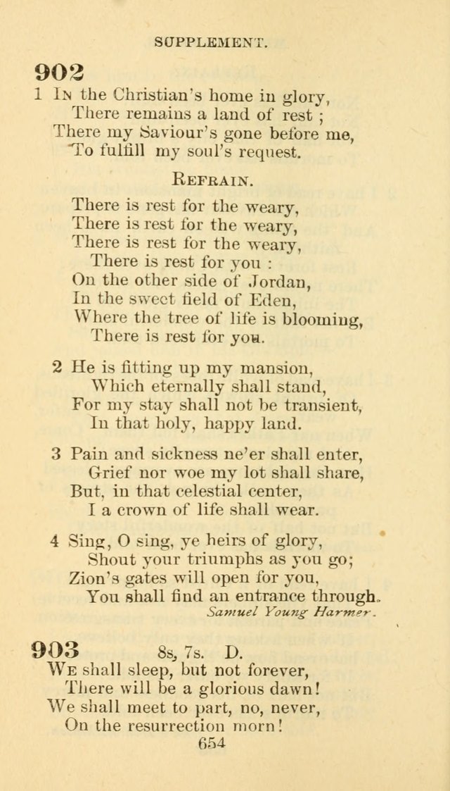 Hymn Book of the Methodist Episcopal Church, South page 661