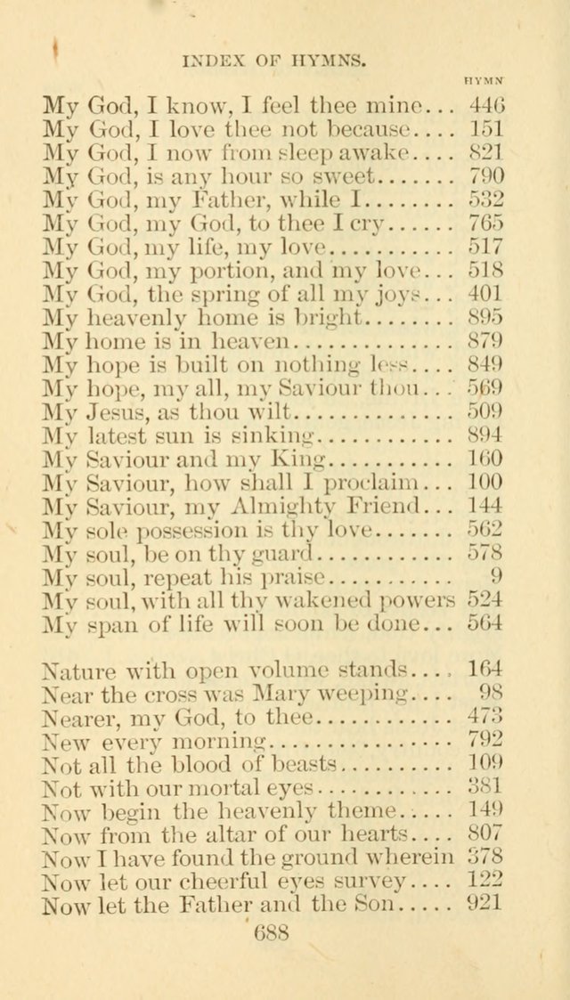 Hymn Book of the Methodist Episcopal Church, South page 695