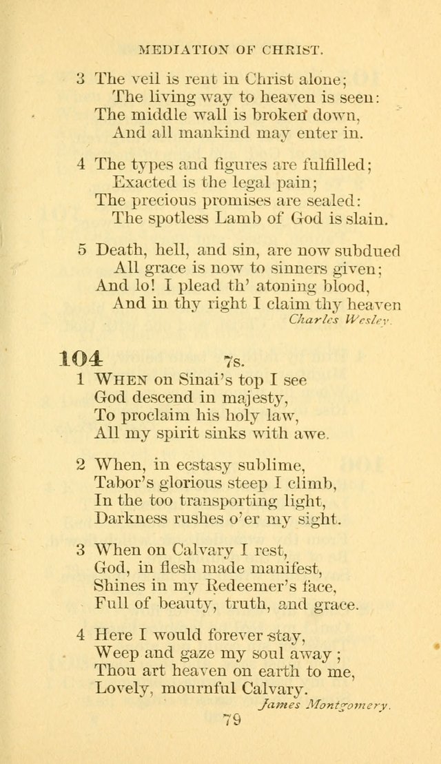 Hymn Book of the Methodist Episcopal Church, South page 86