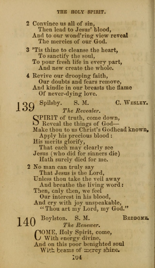 Hymn Book of the Methodist Protestant Church. (11th ed.) page 106