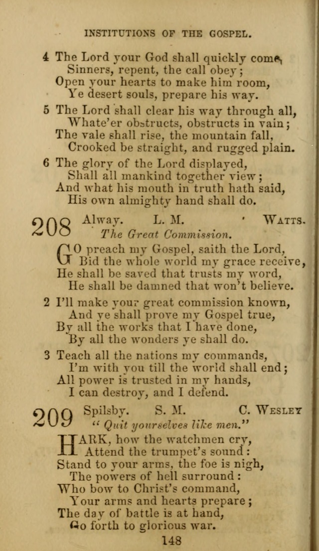 Hymn Book of the Methodist Protestant Church. (11th ed.) page 150