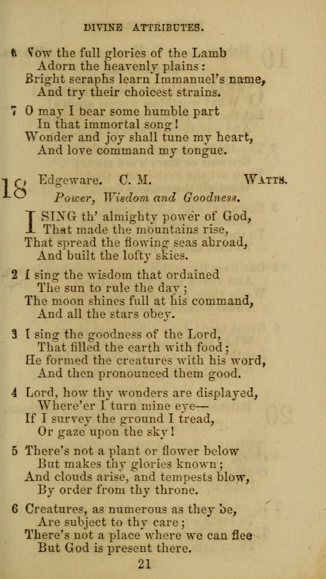 Hymn Book of the Methodist Protestant Church. (11th ed.) page 21